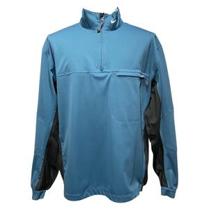 Nike Golf Storm-FIT Men’s 1/4 Zip Jacket Size Large Blue Wind Rain Resistant